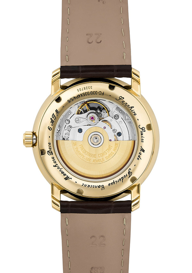 Часы Frederique Constant Classics Heart Beat Moonphase FC-335MC4P5 — механические, сталь металл