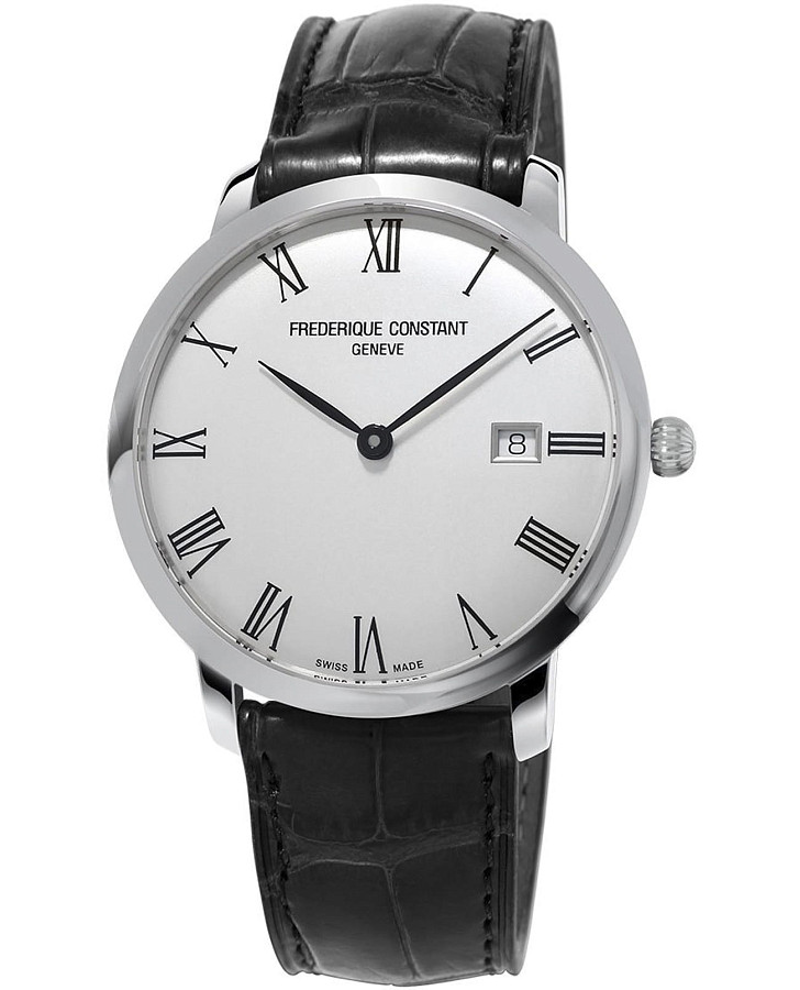 Часы Frederique Constant SlimLine Automatic FC-306MR4S6 — мужские, белый