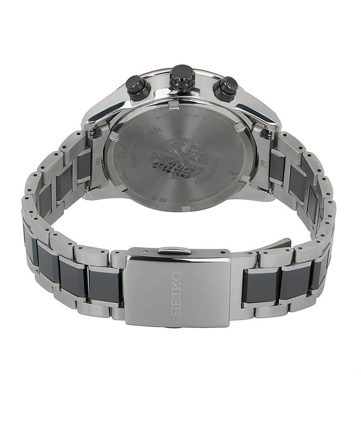 Часы Seiko Astron GPS Solar SSH007J1 — титановый c pvd покрытием, мужские