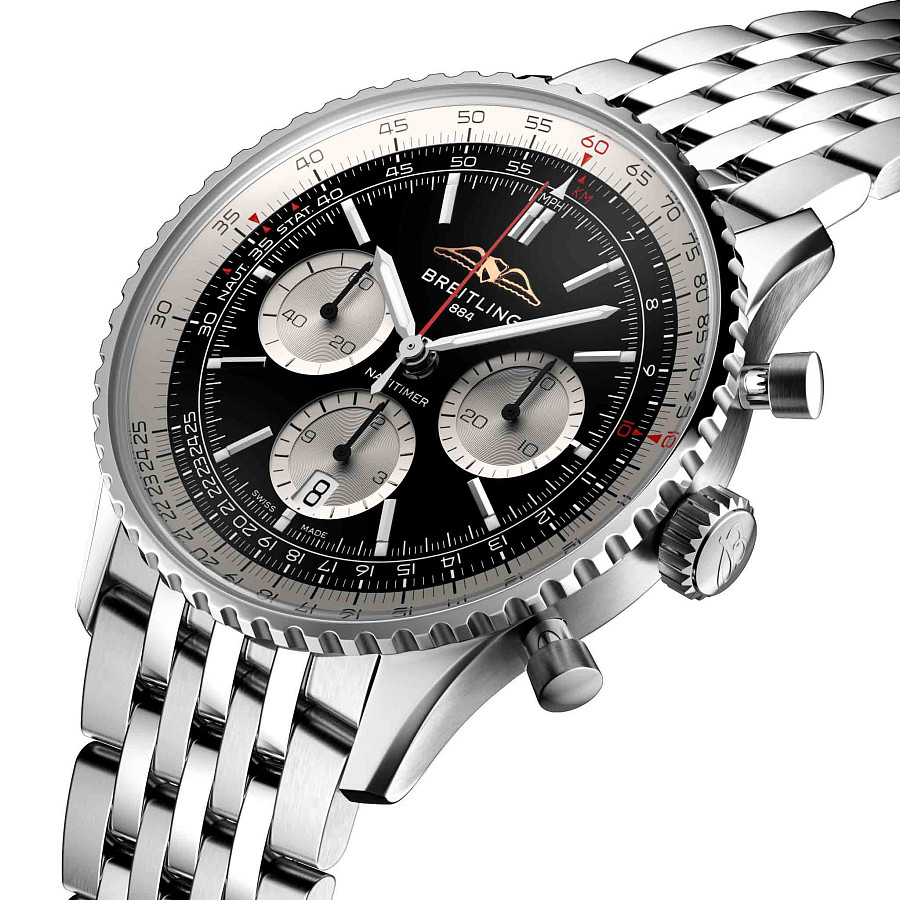 Часы Breitling Navitimer B01 Chronograph 43 AB0138211B1A1 — Швейцария, механические