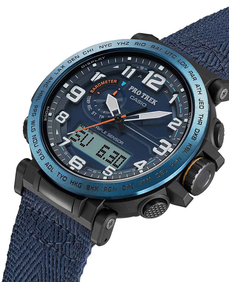 Часы Casio Pro Trek PRG-601YB-2DR (PRG-601YB-2) — тканевый, мужские