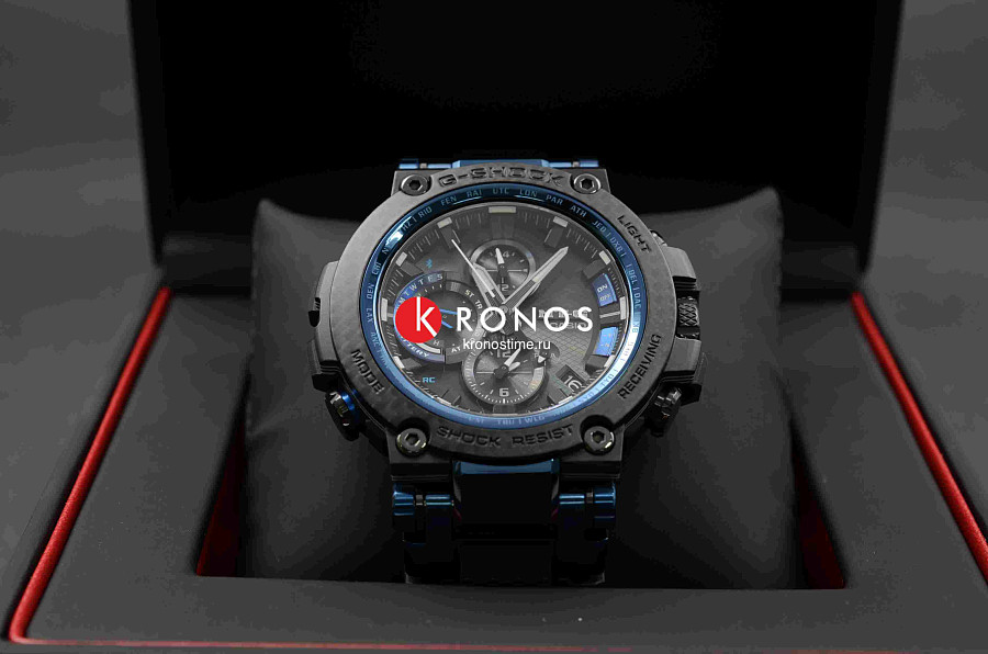 Часы Casio G-Shock Premium MTG-B1000XB-1A — черный, сталь металл карбон