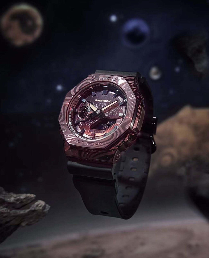 Часы Casio G-Shock GM-2100MWG-1ADR — металл сталь, Япония
