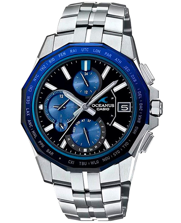 Часы Casio Oceanus OCW-S6000-1A — мужские, черный