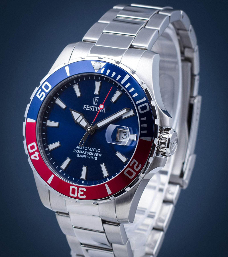 Часы Festina Automatic F20531/5 — мужские, нержавеющая сталь