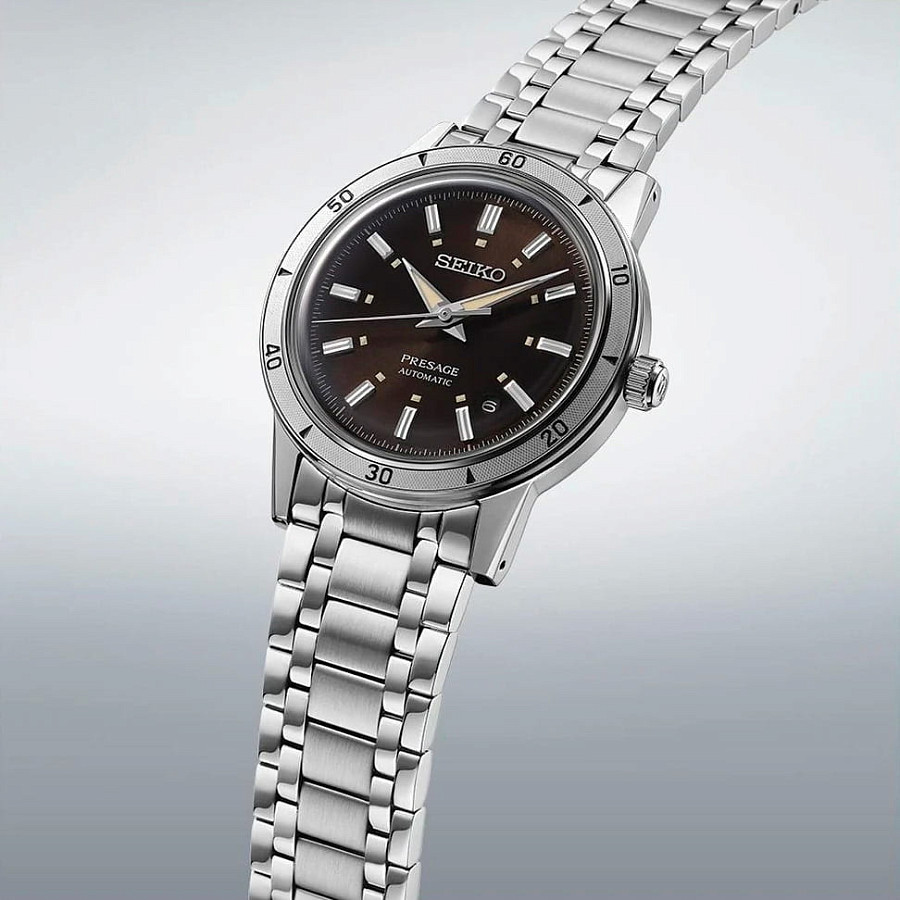 Часы Seiko Presage SRPL09J1 — черный, механические