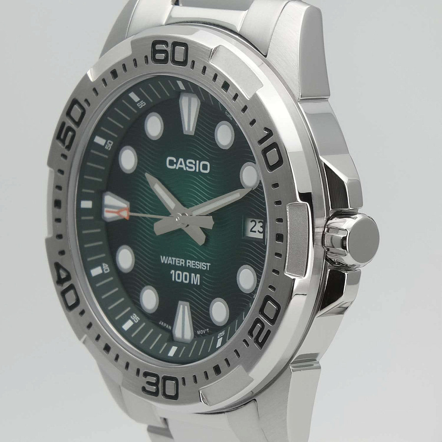 Часы Casio Collection MTD-140D-3A — металл сталь, Япония