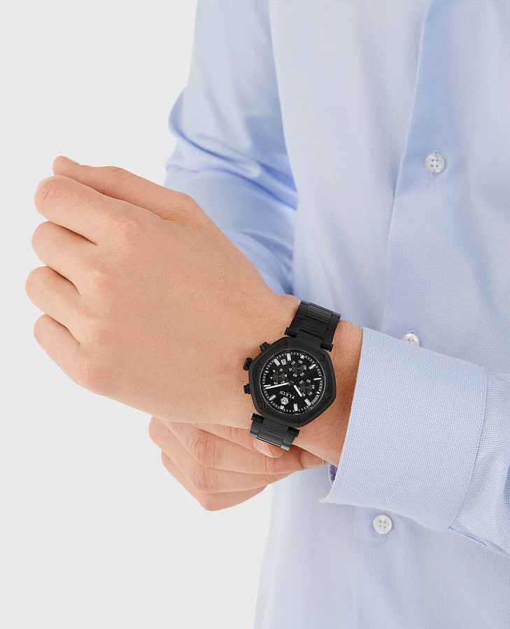 Часы Philipp Plein The Hexagon Chrono PWZBA0623 — кварцевые, сталь металл