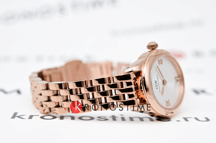 Часы Daniel Wellington Ophelia Mini Rose Gold DW00100805 — металл сталь, Швеция