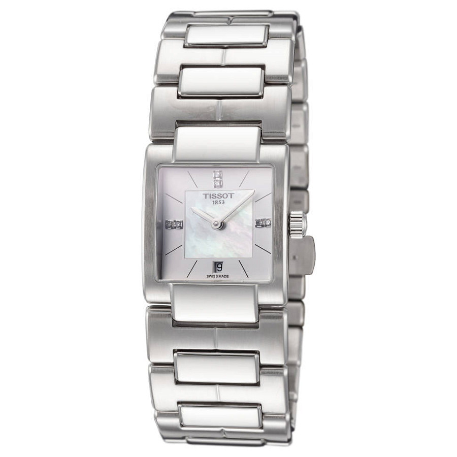 Часы Tissot T090 T-LADY T02 T090.310.11.116.00 — кварцевые, сталь металл