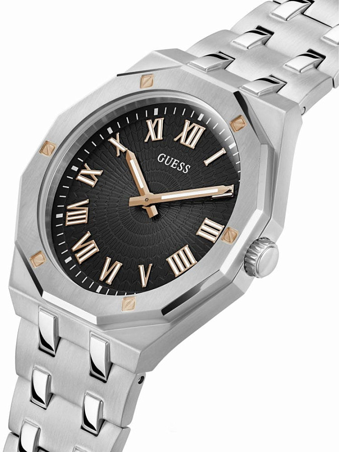 Часы Guess Asset GW0575G1 — кварцевые, сталь металл