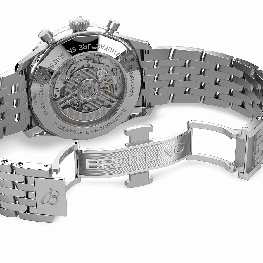Часы Breitling Navitimer B01 Chronograph 46 AB0137211C1A1 — металл сталь, Швейцария