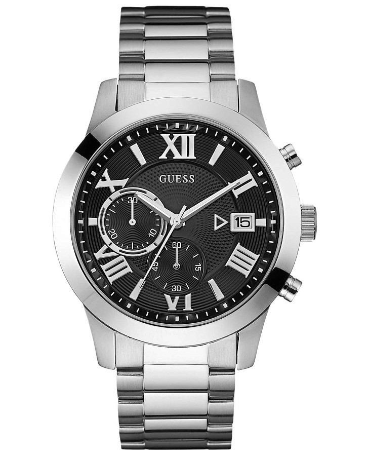 Часы Guess Atlas W0668G3 — мужские, черный