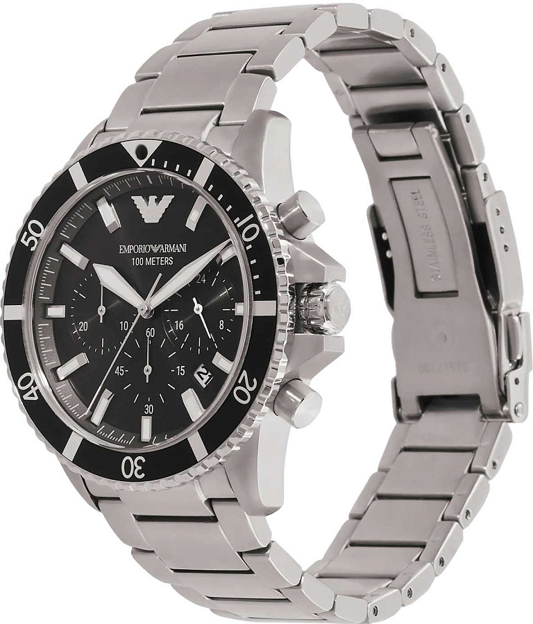 Часы Emporio Armani Diver AR11360 — кварцевые, сталь металл