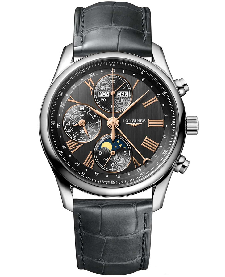 Часы Longines Master Collection L2.673.4.61.2 — мужские, черный