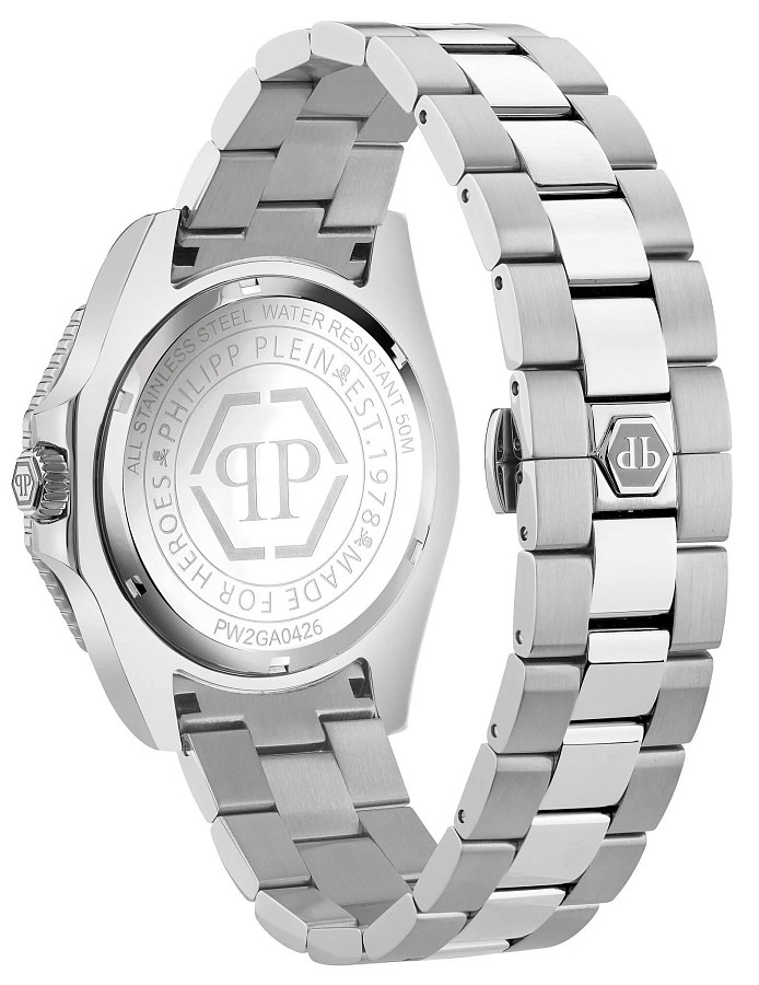 Часы Philipp Plein Aquastorm PW2GA0426 — кварцевые, сталь металл