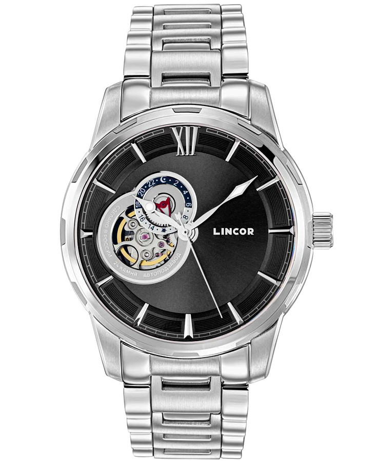 Часы Lincor UNI 1787B-2 — мужские, черный