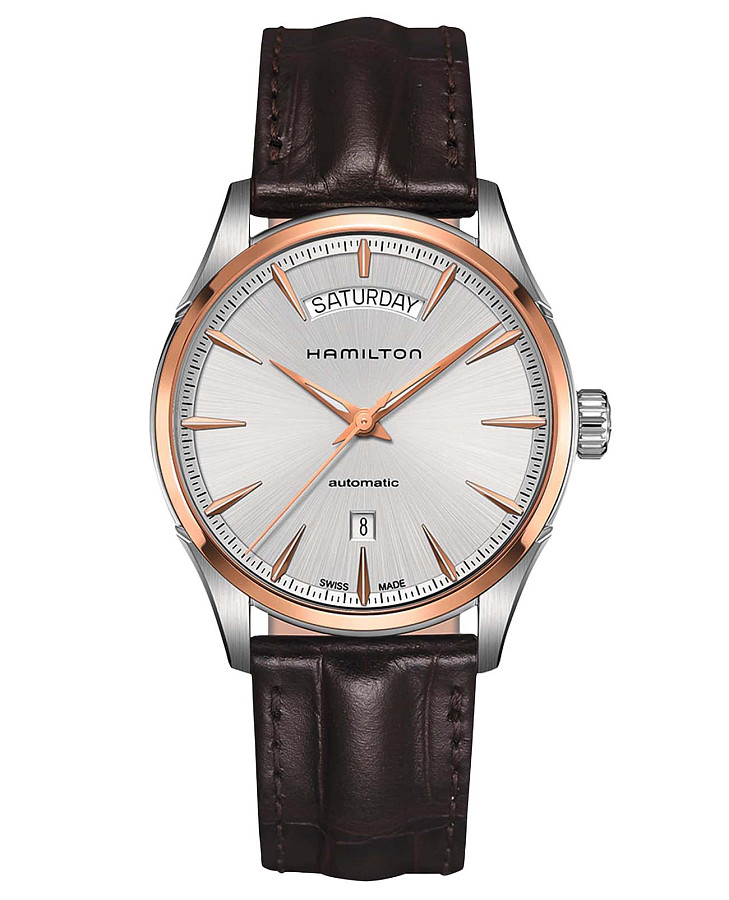 Часы Hamilton Jazzmaster Day Date Auto H42525551 — мужские, серебристый