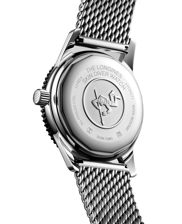 Часы Longines Skin Diver Watch L2.822.4.56.6 — механические, металл сталь