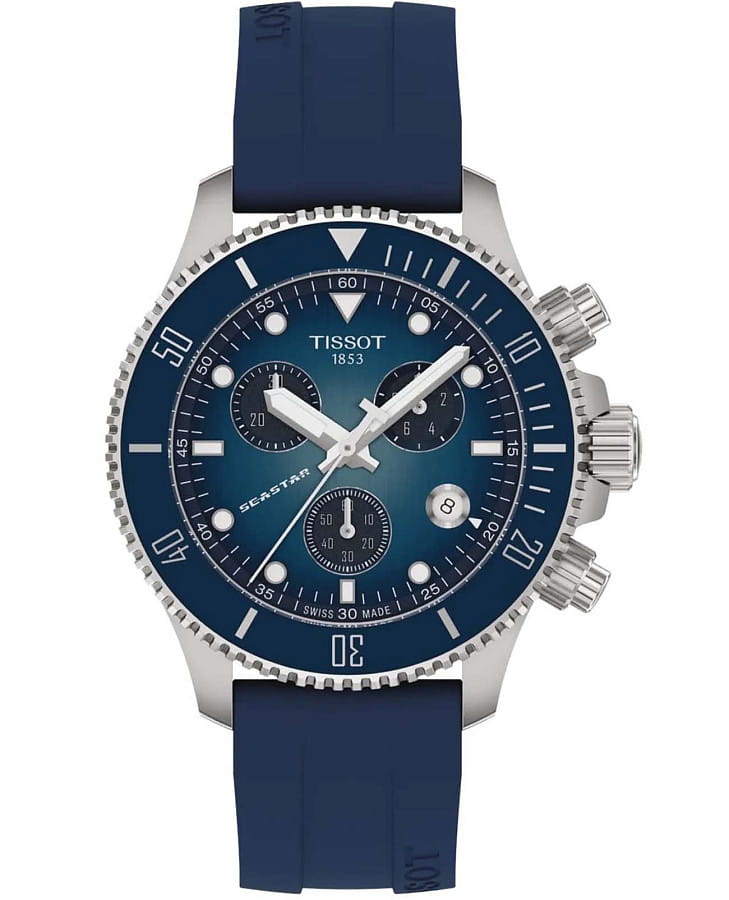 Часы Tissot Seastar 1000 38 mm T120.217.17.041.00 — мужские, синий