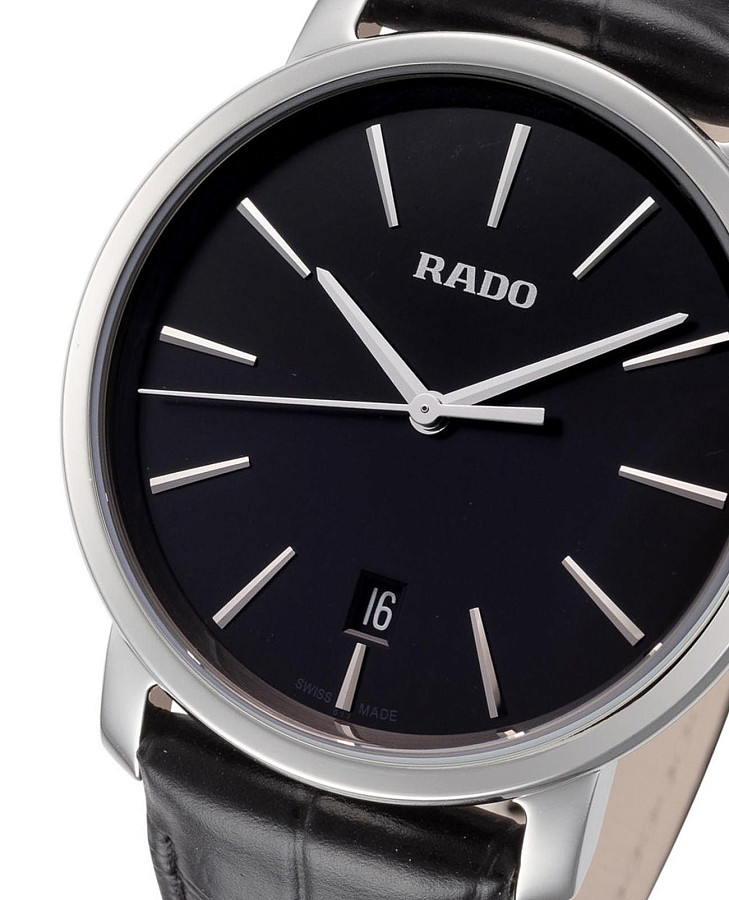 Часы Rado Diamaster R14078175 — кварцевые, сталь металл