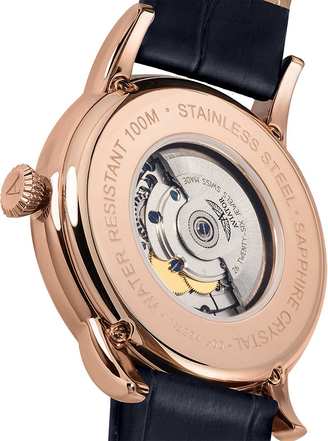 Часы Aviator Douglas Day-Date V.3.20.2.225.4 — металл сталь, Швейцария