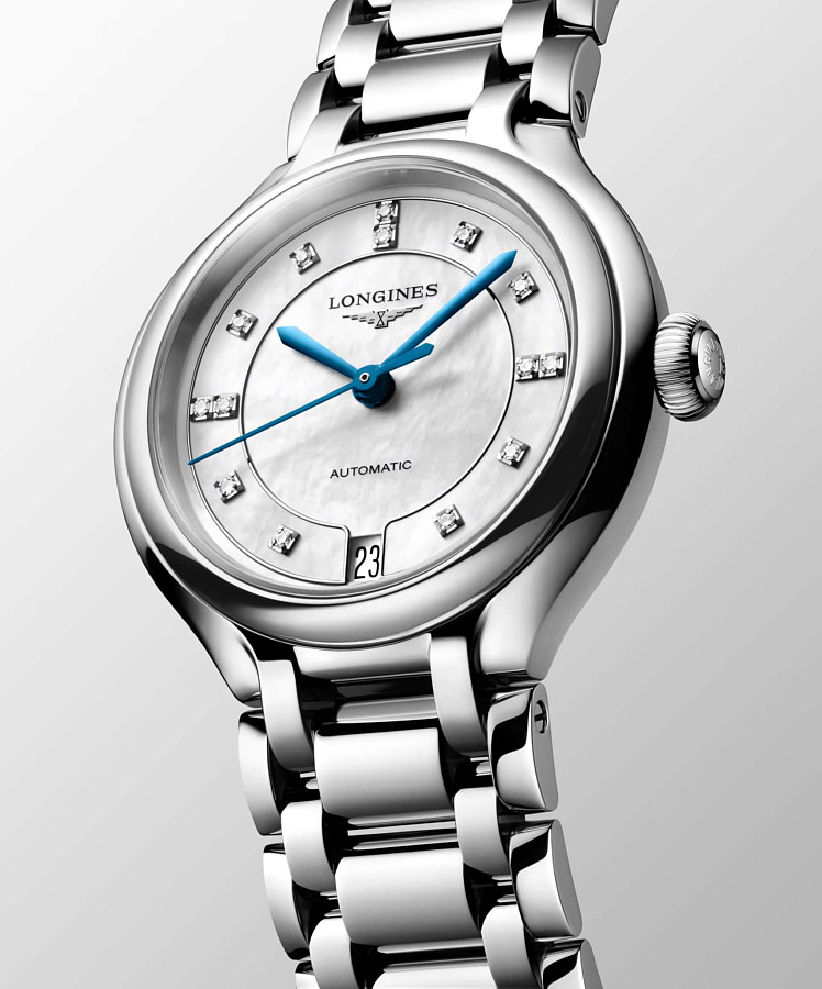 Часы Longines PrimaLuna L8.124.4.87.6 — механические, металл сталь