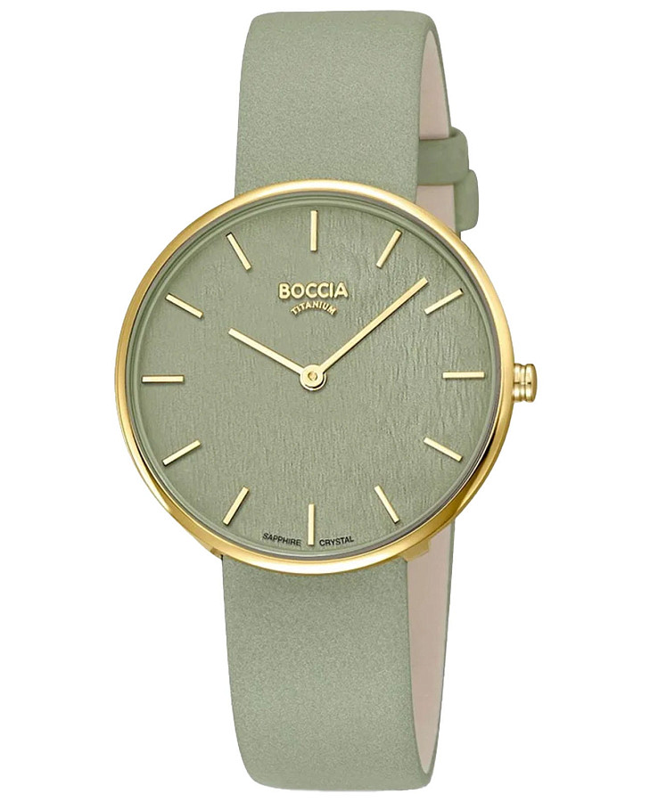 Часы Boccia Titanium 3387-04 — женские, зеленый
