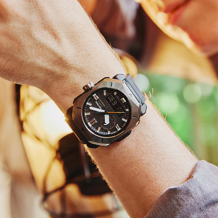 Часы Casio Pro Trek PRW-6900Y-1DR (PRW-6900Y-1) — сталь металл, Япония