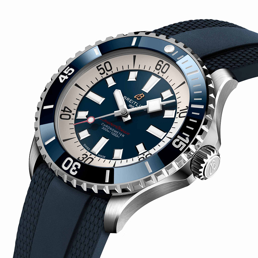 Часы Breitling Superocean Automatic 46 A17378E71C1S1 — каучук, мужские