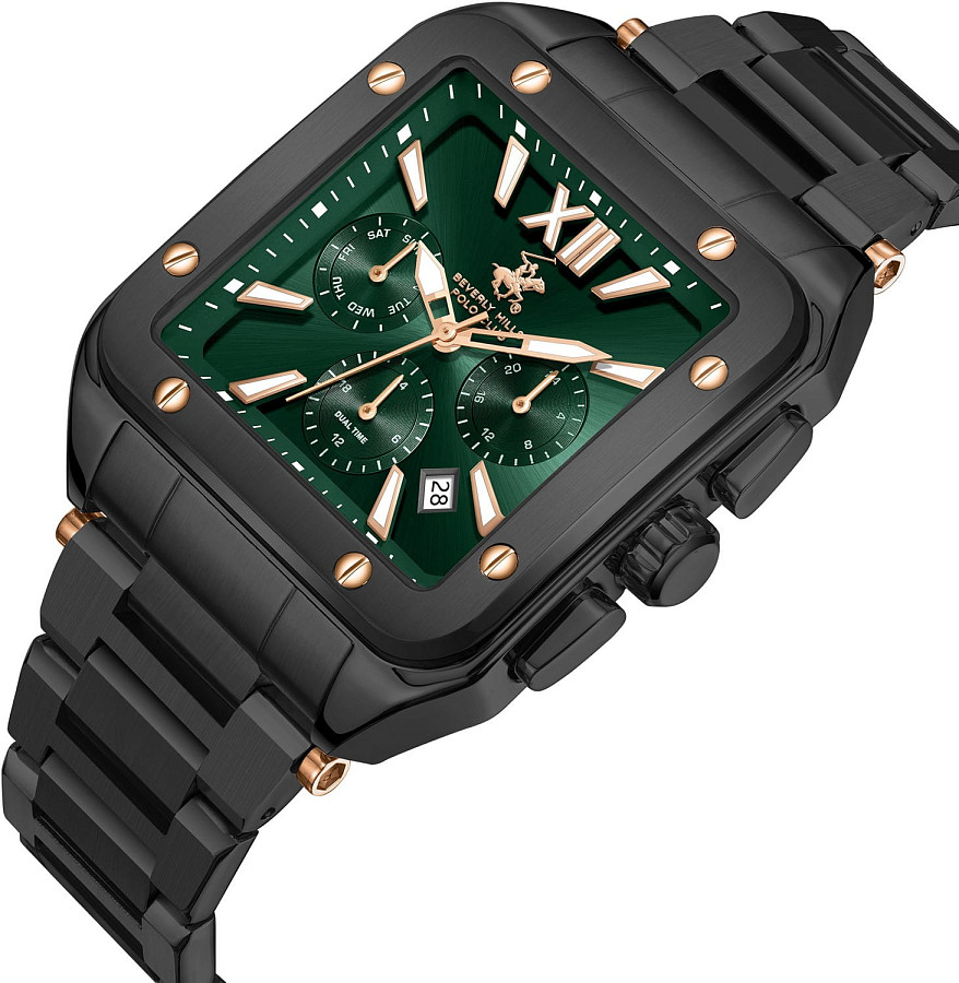 Часы Beverly Hills Polo Club BP3685X.070 — нержавеющая сталь с ip-покрытием, мужские