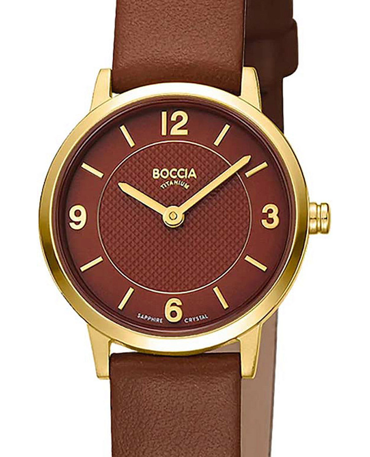 Часы Boccia Titanium Circle-Oval 3371-02 — кварцевые, титан
