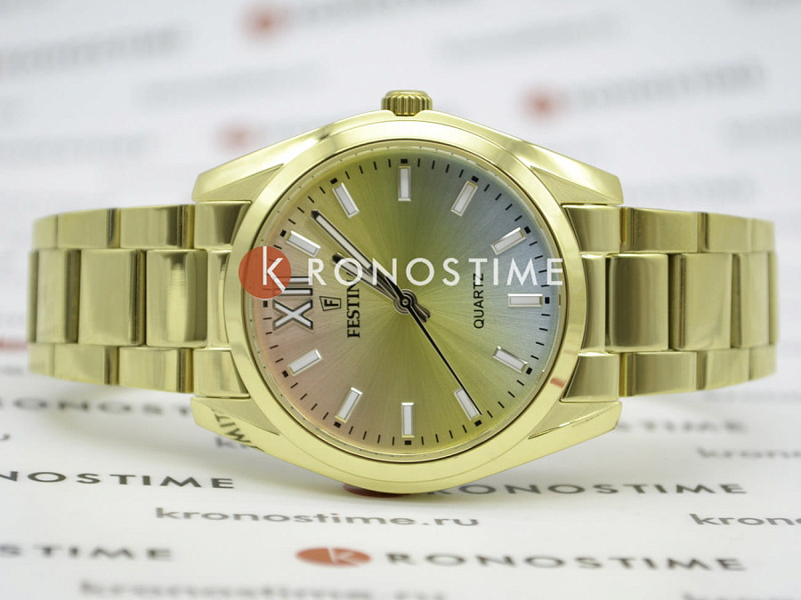 Часы Festina Boyfriend F20640/7 — нержавеющая сталь с позолотой, женские