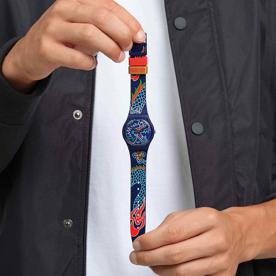 Часы Swatch Gent Biosourced Standart SO28Z125 — силикон, женские