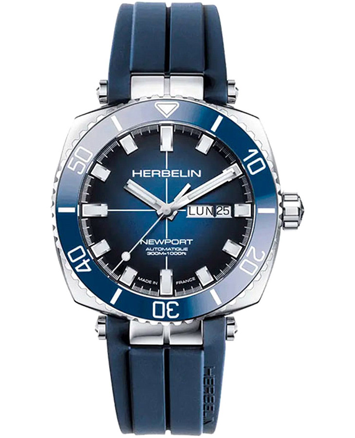 Часы Herbelin Newport 1774BL15CB — мужские, синий