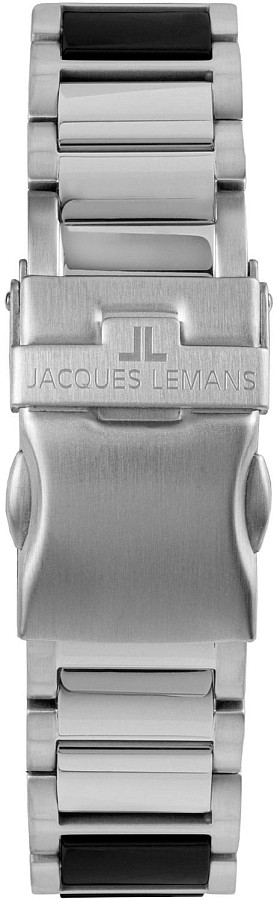Часы Jacques Lemans High Tech Ceramic 42-10A — кварцевые, металл сталь