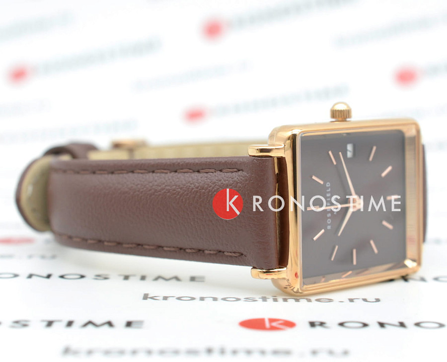 Часы Rosefield Boxy XS QBBLR-Q56 — металл латунь, США