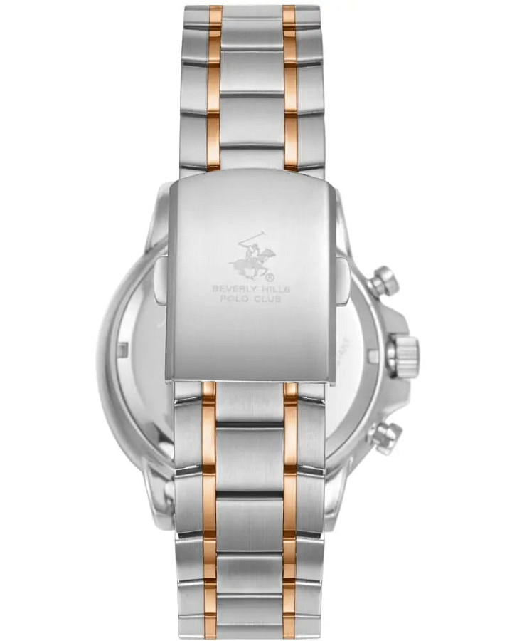 Часы Beverly Hills Polo Club Quartz BP3727X.590 — нержавеющая сталь с ip-покрытием, мужские