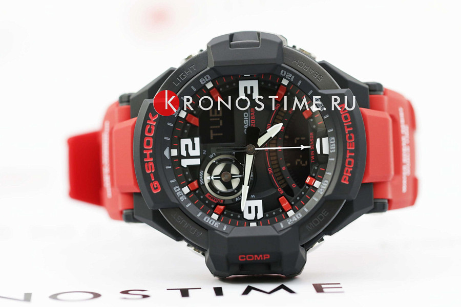 Часы Casio G-Shock GA-1000-4BDR (GA-1000-4B) — мужские, силикон