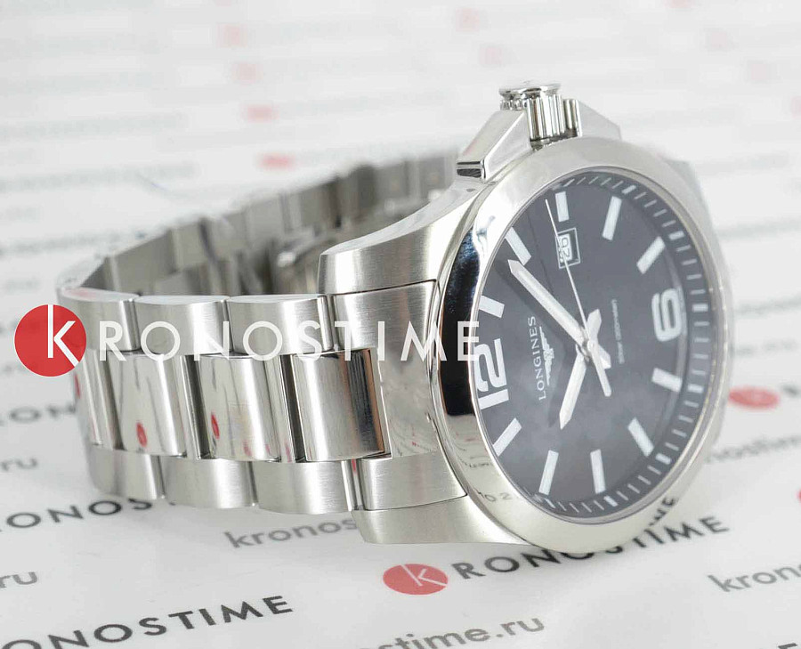 Часы Longines Conquest L3.760.4.56.6 — сталь металл, Швейцария
