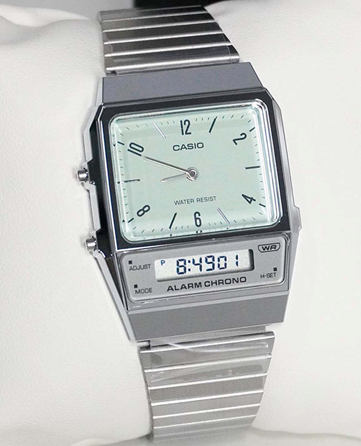 Часы Casio Vintage AQ-800E-3ADF (AQ-800E-3A) — нержавеющая сталь, женские