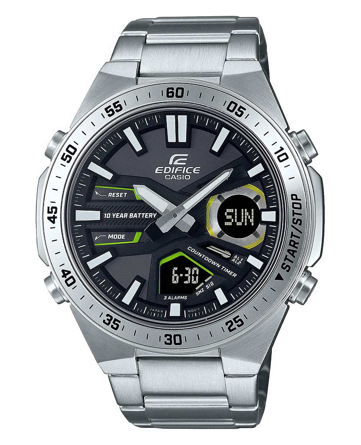 Часы Casio Edifice EFV-C110D-1A3VDF (EFV-C110D-1A3) — мужские, черный