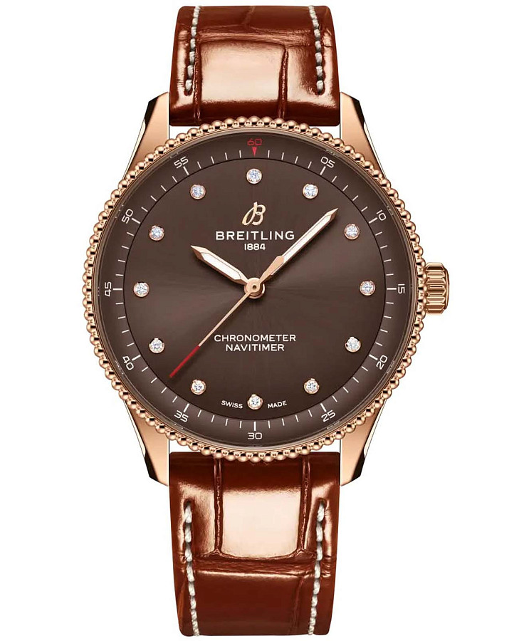 Часы Breitling Navitimer 32 R77320E31Q1P1 — женские, коричневый