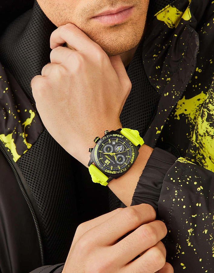 Часы Plein Sport Wildcat PSGBA0923 — кварцевые, сталь металл