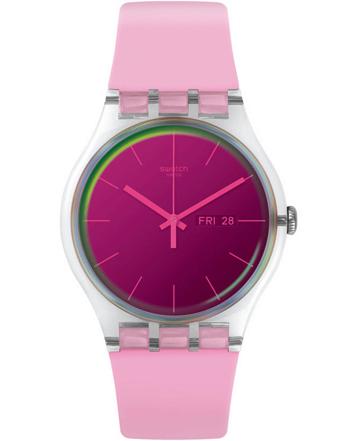 Часы Swatch New Gent SUOK710 — женские, розовый