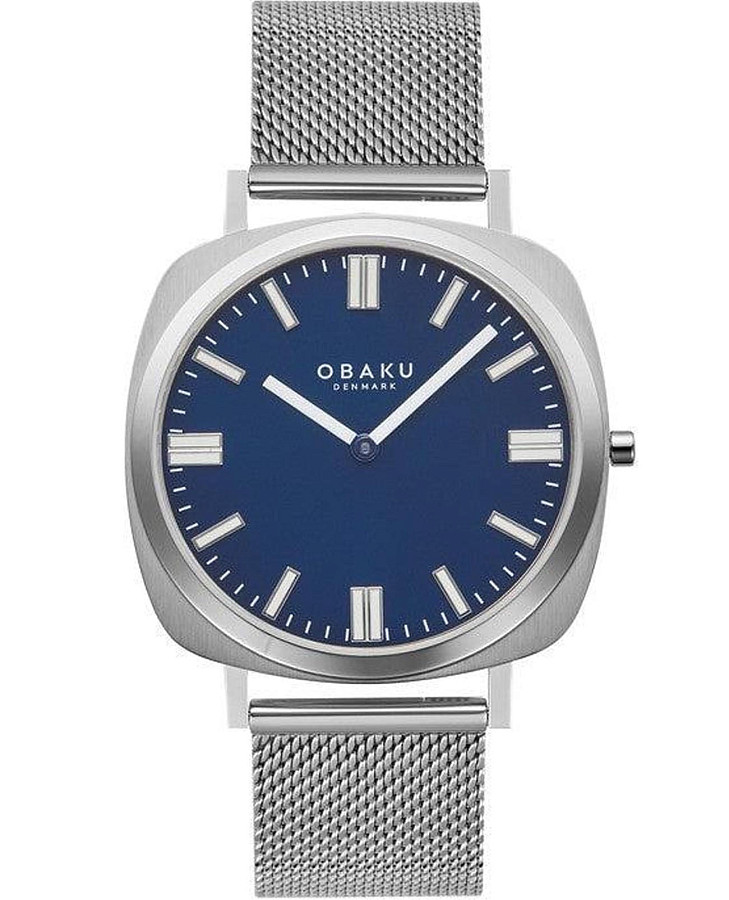Часы Obaku Mesh V296GXCLMC — мужские, синий