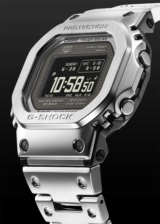 Часы Casio G-Shock GMW-BZ5000D-1 — кварцевые, сталь