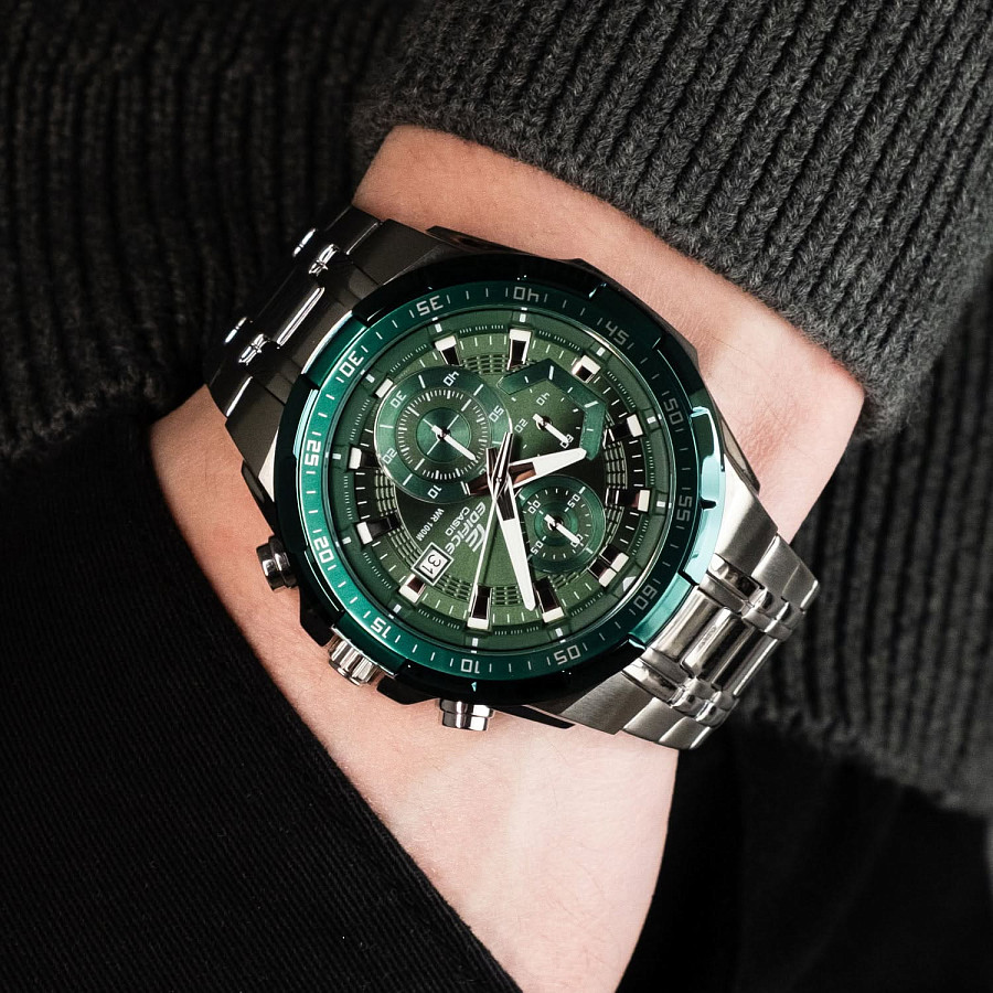 Часы Casio Edifice EFR-539DE-3A — Япония, кварцевые