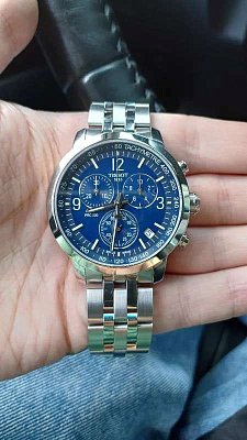 Фото покупателя: Швейцарские наручные часы Tissot PRC 200 Chronograph T114.417.11.047.00 с хронографом