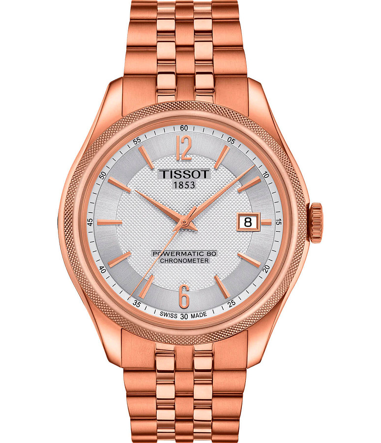 Часы Tissot Ballade Powermatic 80 COSC T108.408.33.037.00 — мужские, серебристый